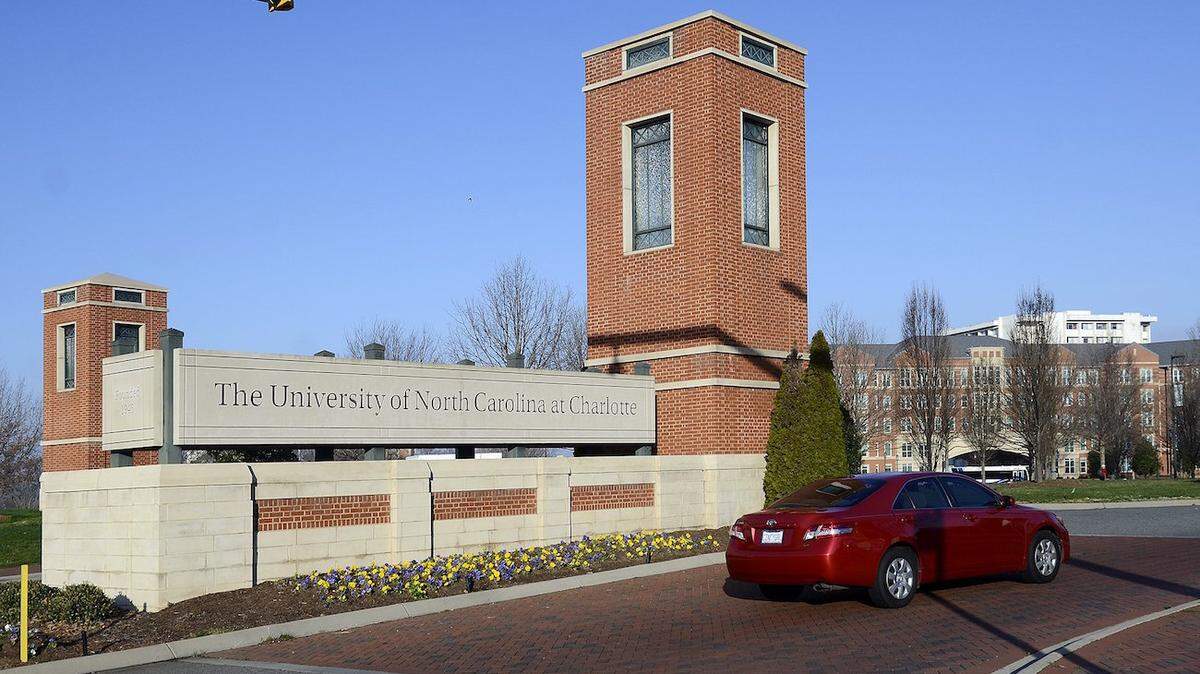 UNC Charlotte entrance on University City Blvd.