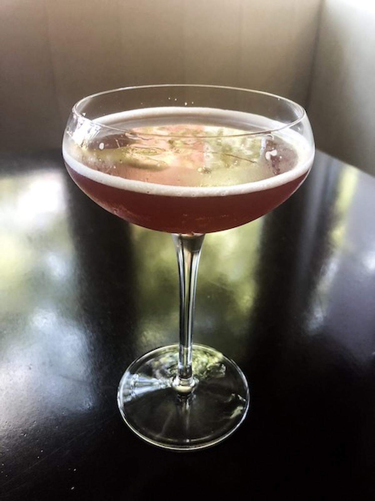 Berry Tea mocktail at the Asbury. Photo by Megan Miller
