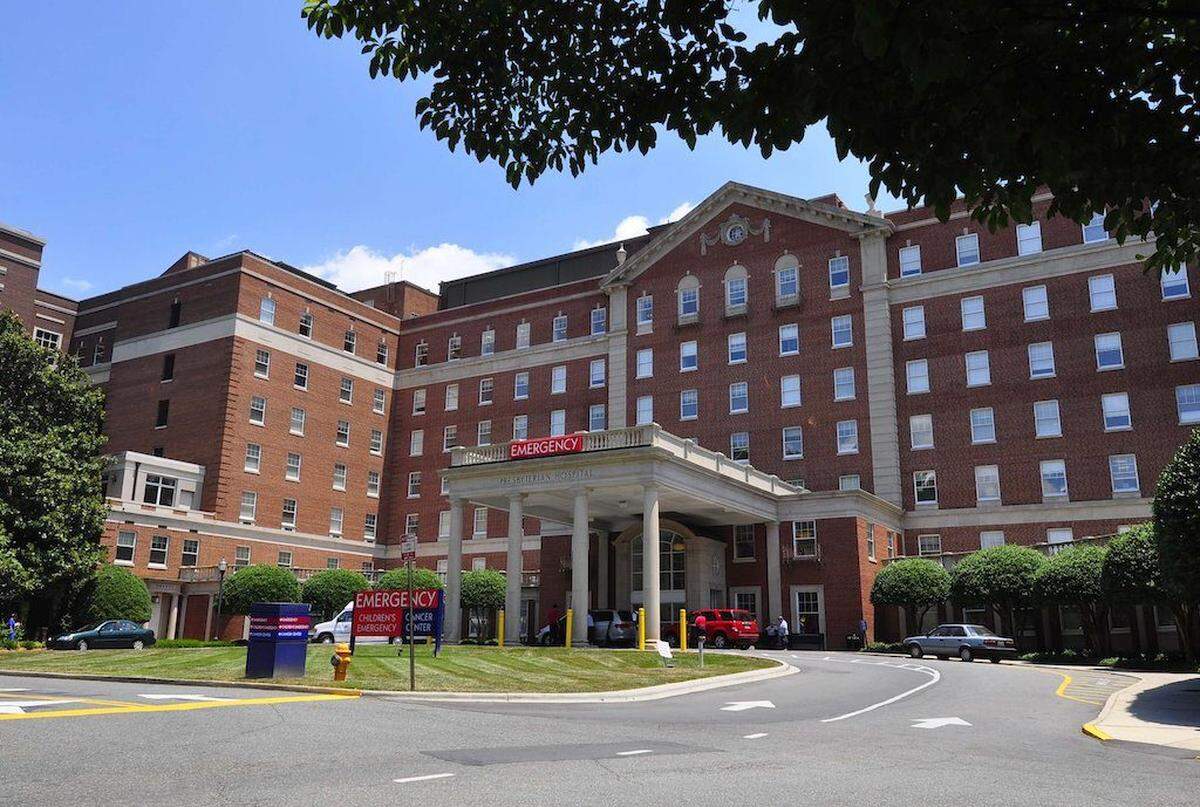 Novant Health Presbyterian Medical Center has a sprawling campus in the Elizabeth neighborhood. Photo by Robert Lahser.
