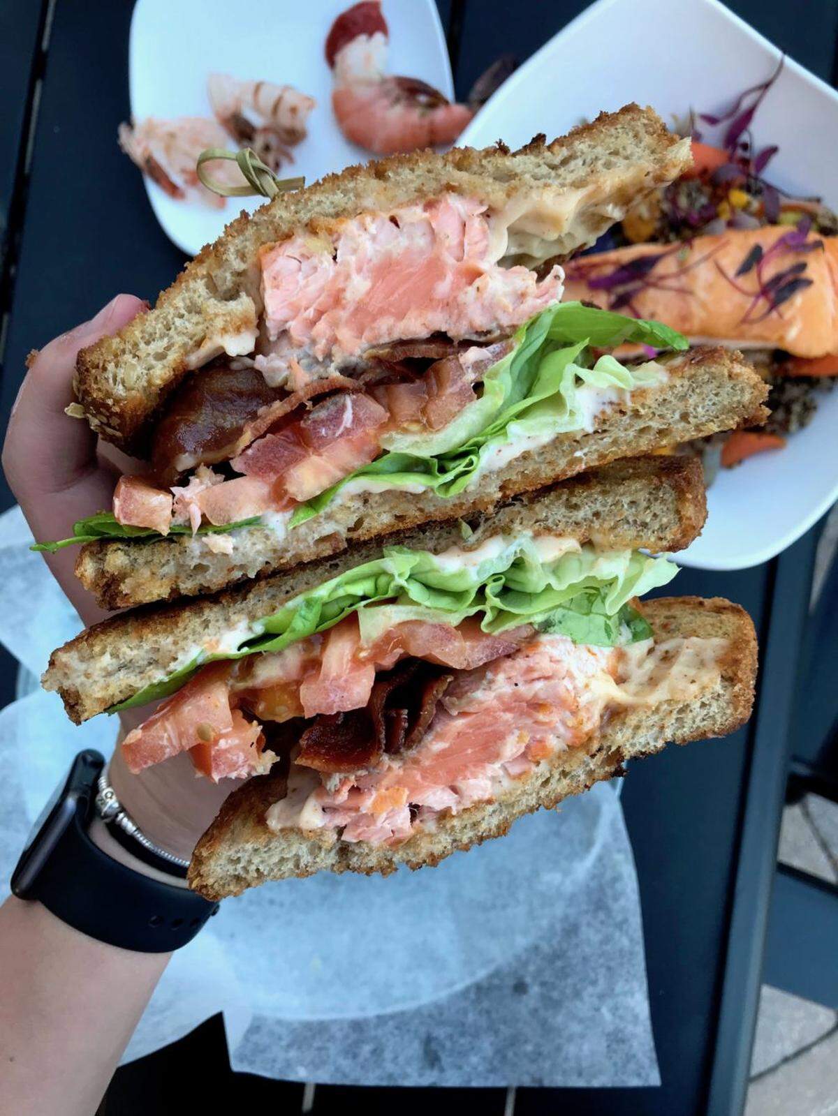 Salmon BLT