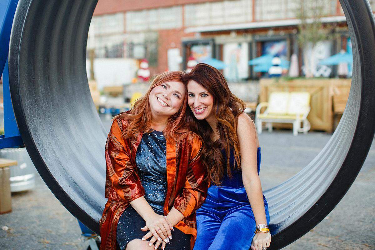 Carrie Barker and Sarah Baucom, owners of Girl Tribe Co. Girl Tribe will close its retail store temporarily to prevent community spread of coronavirus.