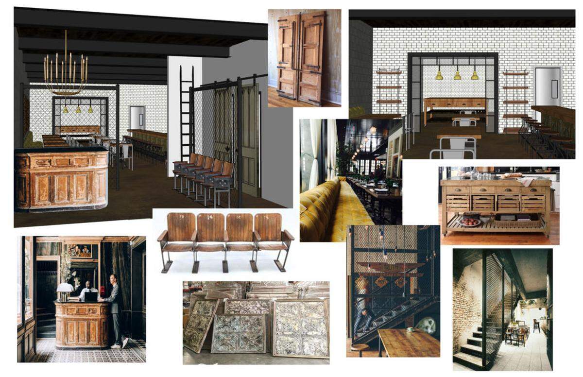 Rendering of the interior storybook provided by Amber Cagle (architect and designer)