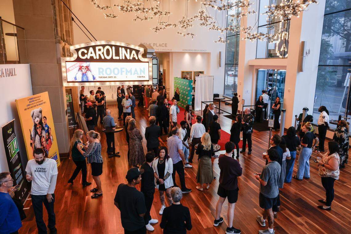 Derek Cianfrance's ‘Roofman’ kicks off the Charlotte Film Festival with a sold out screening at Carolina Theater in Charlotte, NC on Tuesday, September 23, 2025.