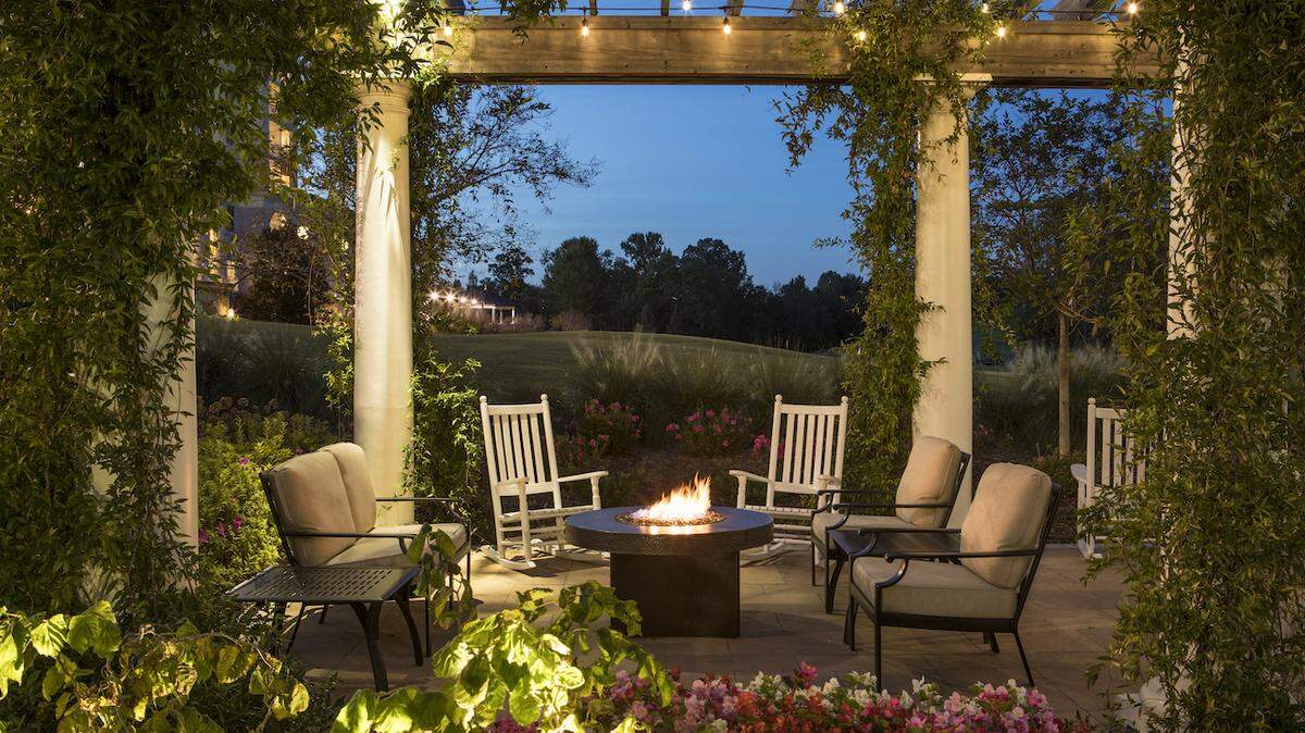 Courtesy of The Ballantyne Hotel<br/>The Rose Garden at The Ballantyne