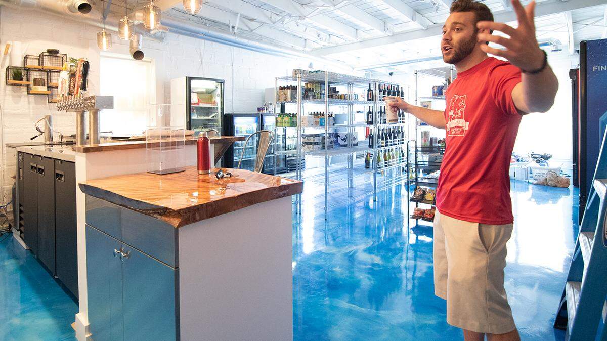 15th Street Market owner Adam Cozzolino.