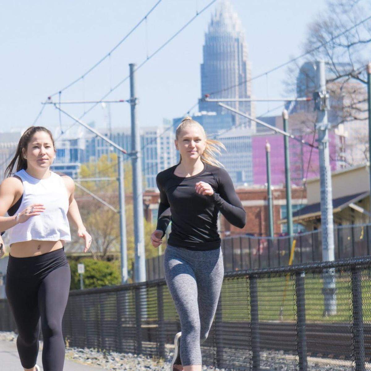 Grace Gallagher and Erin Garber of SweatNET in Charlotte, NC.