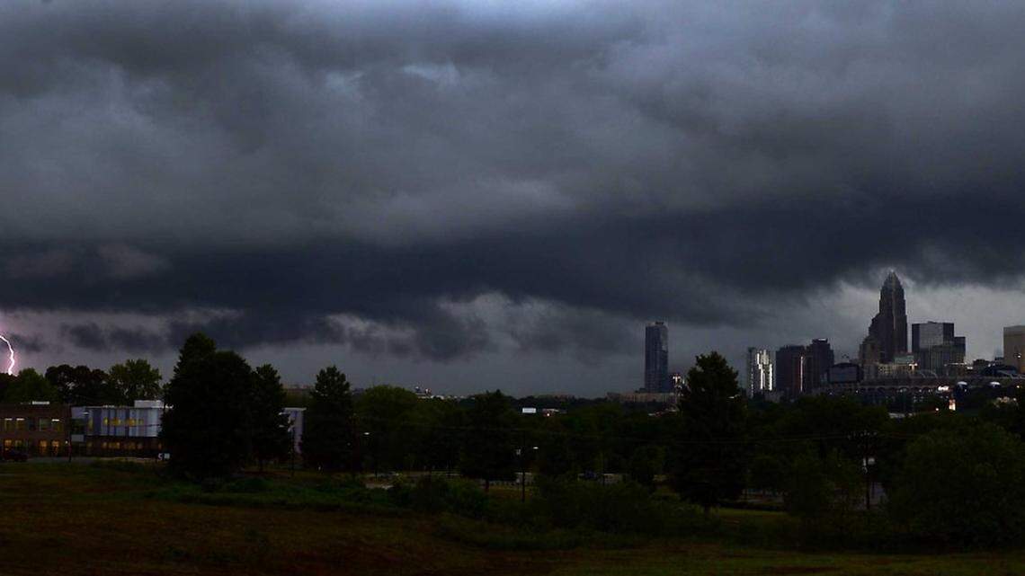 Storms with 70-mph gusts, quarter-size hail threaten Charlotte on Saturday, NWS says