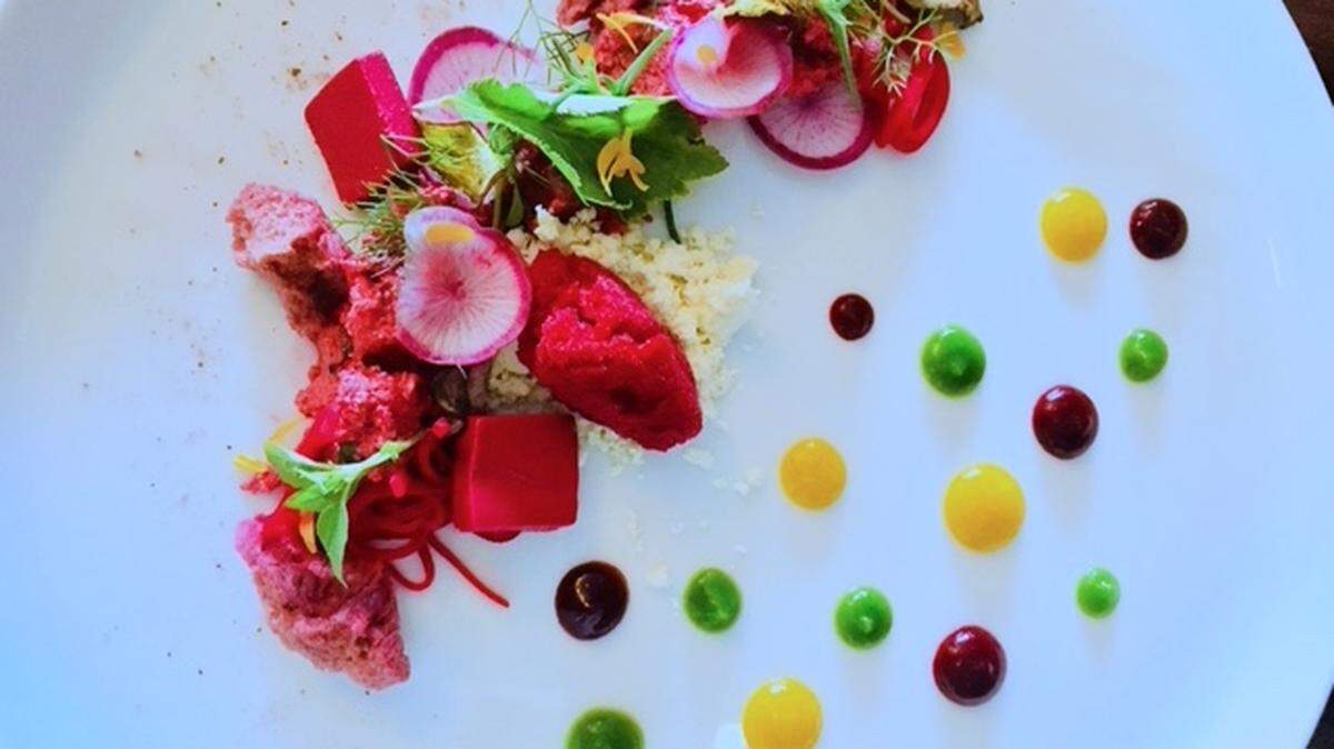 Beet dish at The Stanley in Elizabeth. Photo by Katie Toussaint.