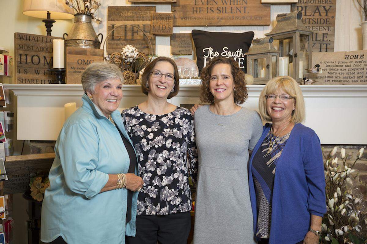 Left to right: Lynn Broadway, Betsy Almond, Teresa Farson, and Elaine Crusan