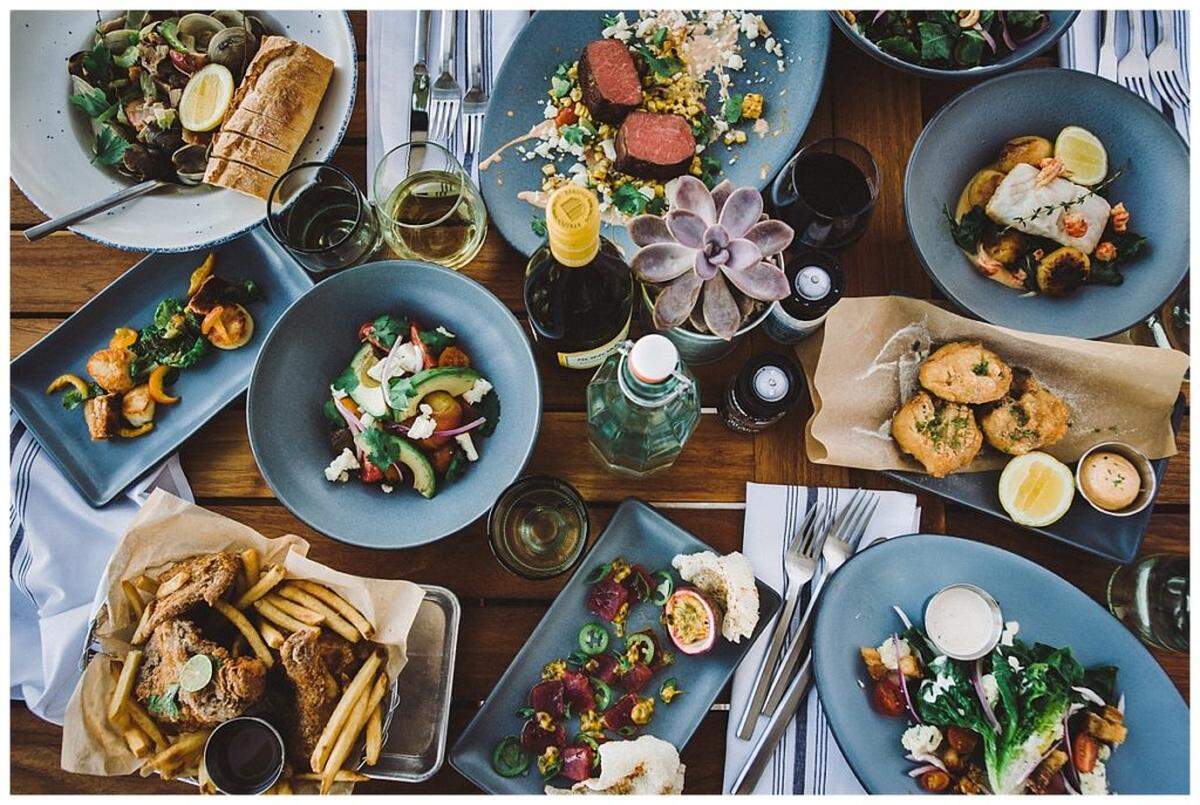 The finale! Southern-inspired dishes by Chef Ryan at Matt's Stock Island Restaurant. Photographed for The Perry Hotel in Key West, Florida.