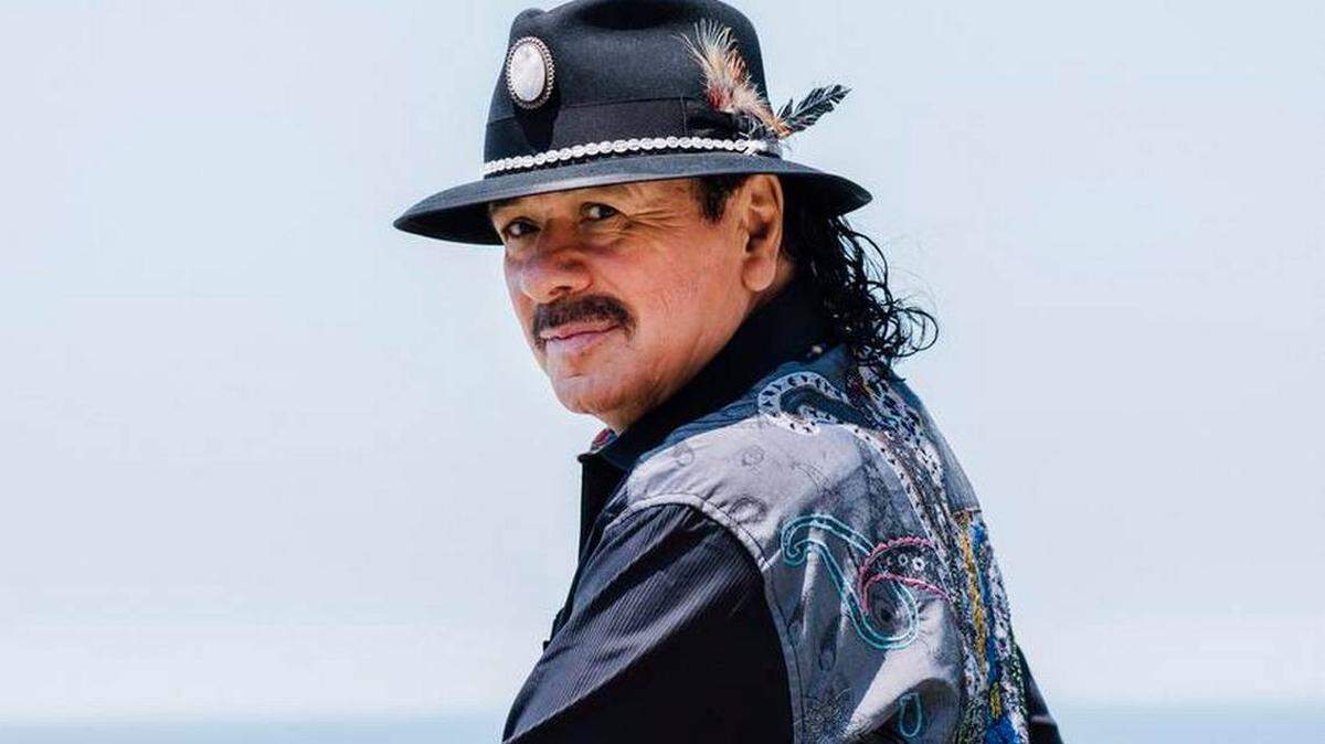 John Francis Peters/New York Times<br>Guitarist Carlos Santana will perform at PNC Music Pavilion on Tuesday night.