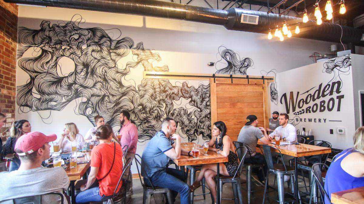 Wooden Robot will be closing both of its taprooms during the coronavirus pandemic. The brewery is offering to-go options until further notice. All crowlers are on sale for $10 at the South End location.