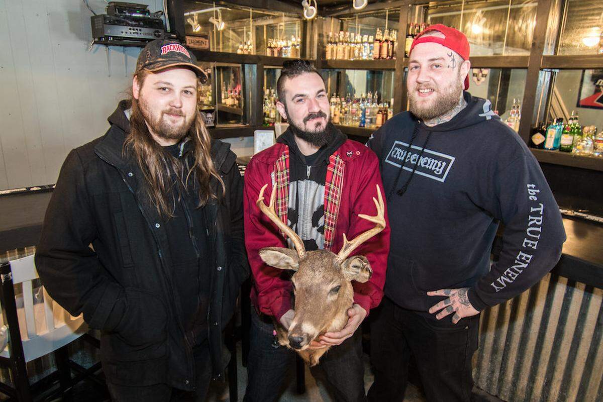 Taylor Arthur, Justin Driscoll and Joshua Taddeo
