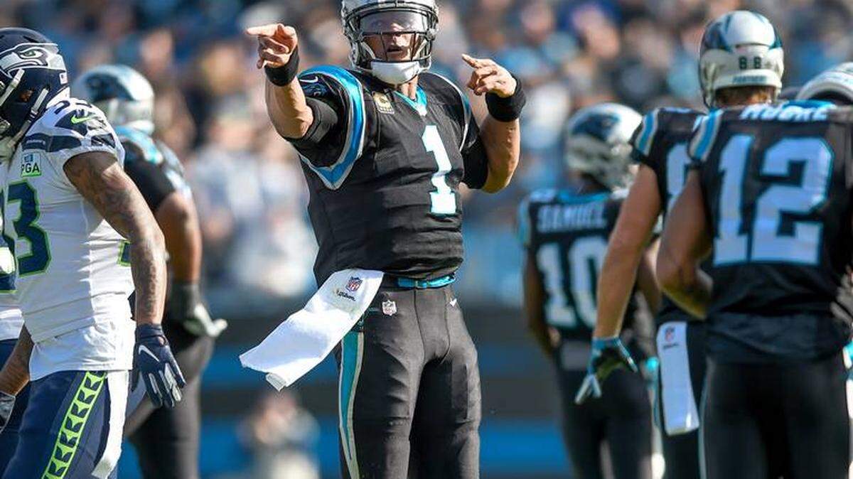 Mike McCarn/The Associated Press<br/>Carolina Panthers quarterback Cam Newton (1)