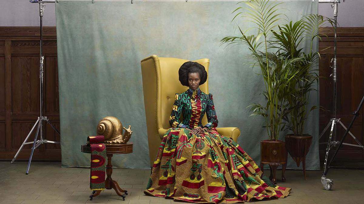 Photo by Koen Hause<br/>The Mint Museum's African Print Fashion Now! exhibit