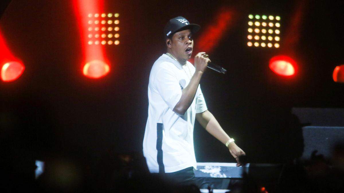 Jay-Z performs on the first day of the Austin City Limits Music Festival's first weekend on Friday, Oct. 6, 2017, in Austin, Texas. (Photo by Jack Plunkett/Invision/AP)