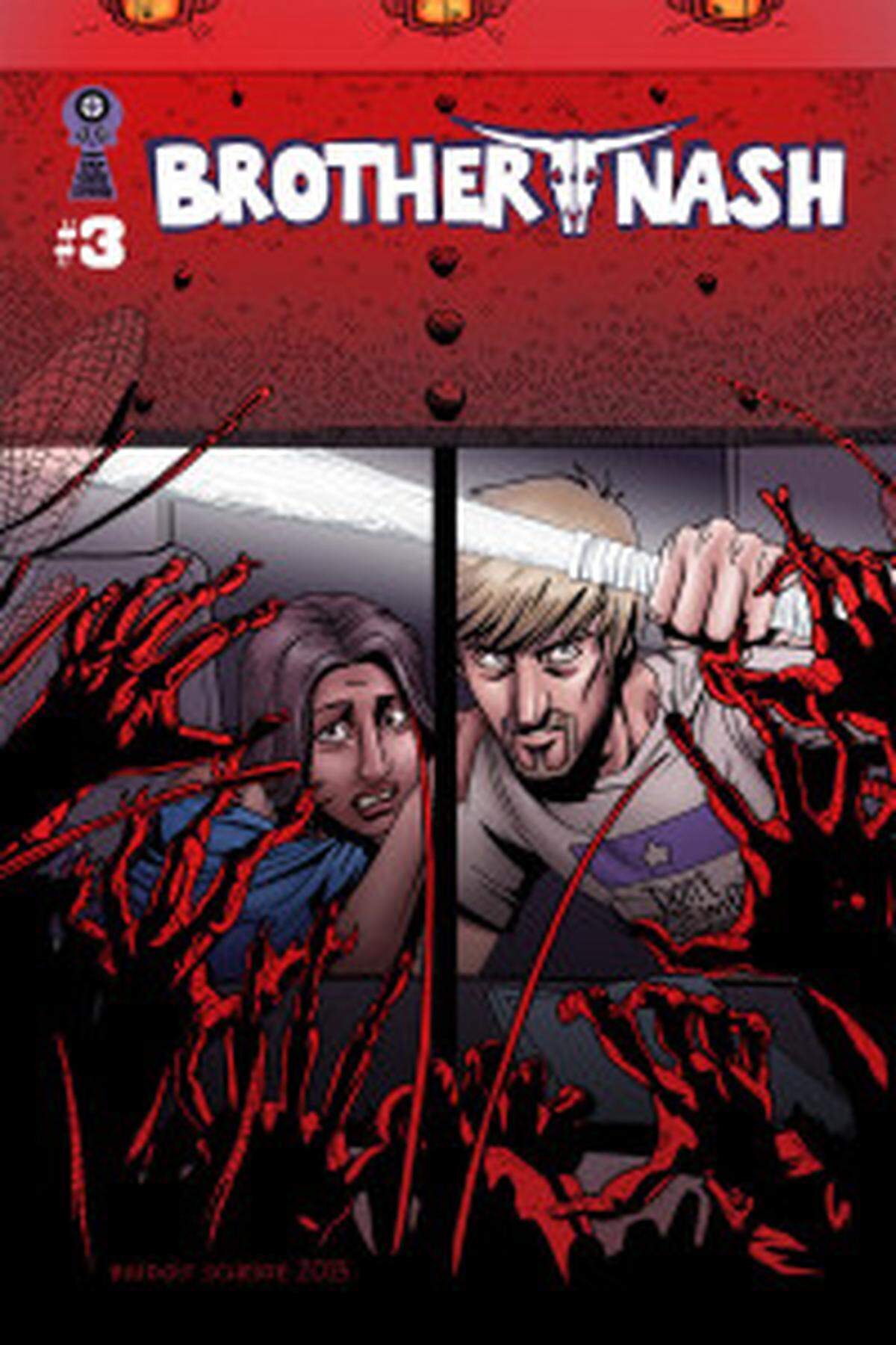 The cover of the third single issue of "Brother Nash."