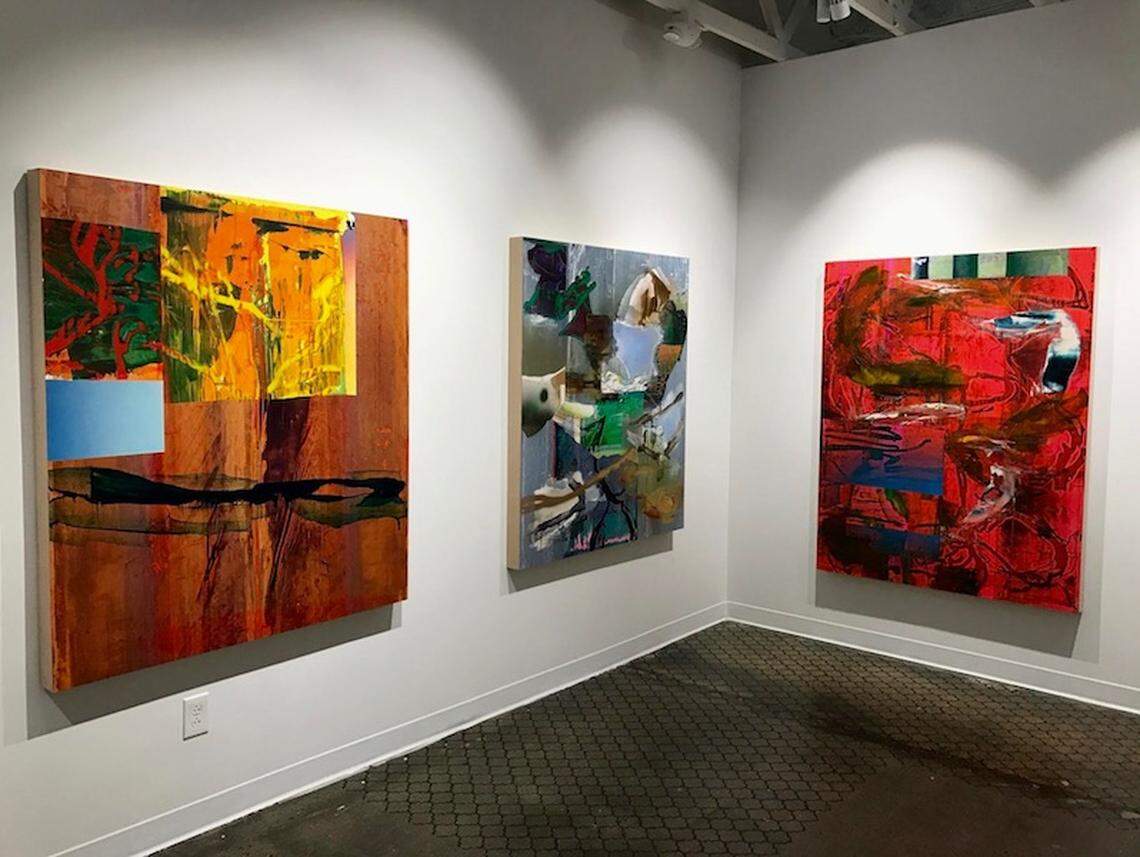 Works by Karl Klingbiel. Photo by Katie Toussaint.
