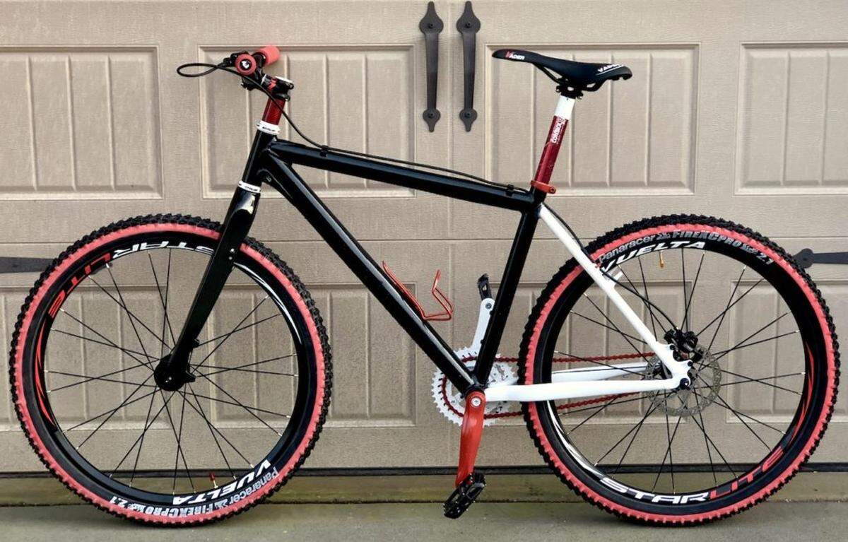 Courtesy of Lukas Johnson<br/>The Intimidator bike was built to honor NASCAR driver Dale Earnhardt Sr., who earned that nickname.