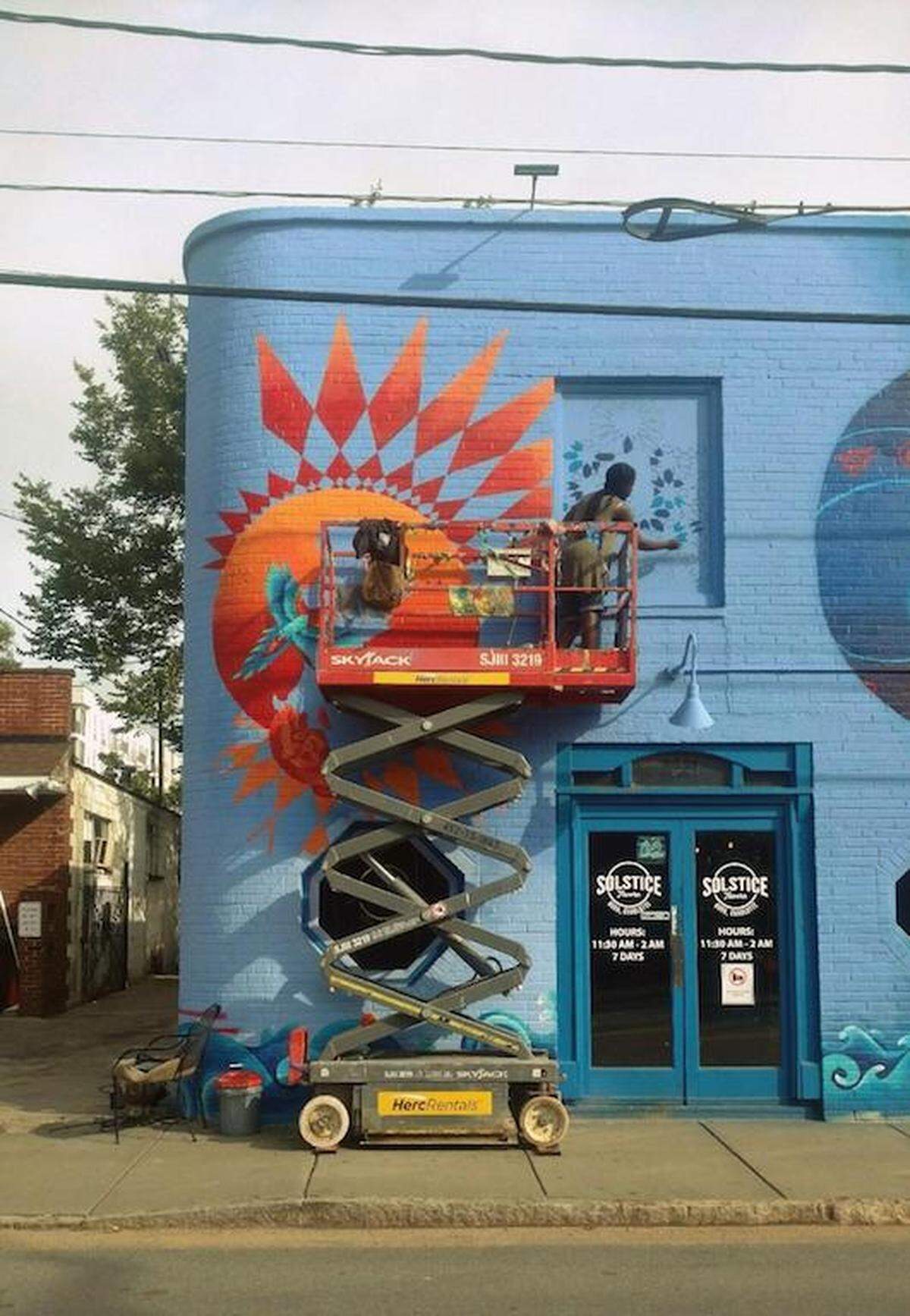 The front of Solstice Tavern