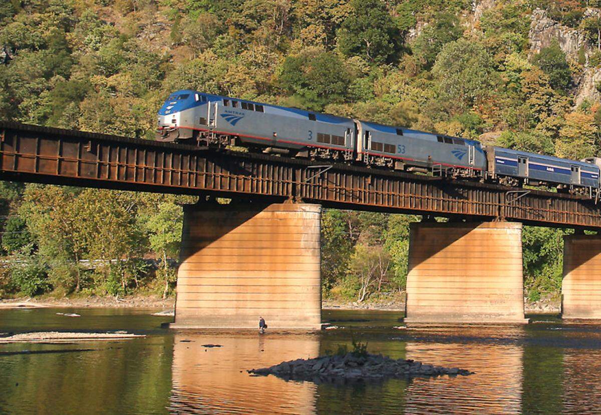 Photo courtesy of Amtrak<br/>On the Capitol Limited, customers will follow the historic B&amp;O line through the Potomac Valley, past historic Harpers Ferry and the Allegheny Mountains into Pittsburgh. Cross into Ohio heading north to Cleveland, then across Ohio and Indiana into the center of Chicago.