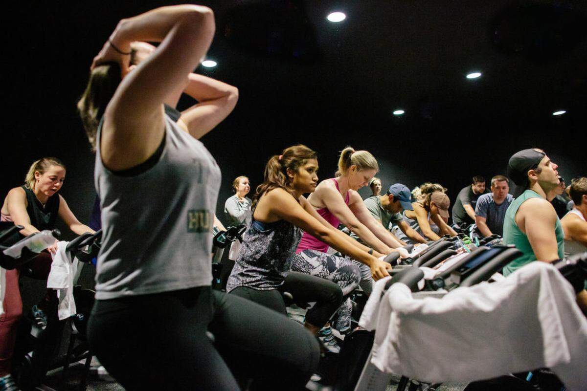 Photo by Stephanie Perez<br>FlyWheel Sports
