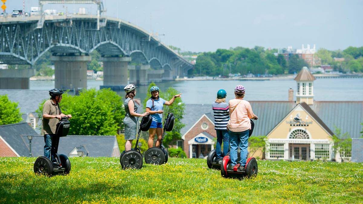 Courtesy of Visit Williamsburg<br>A Segway tour