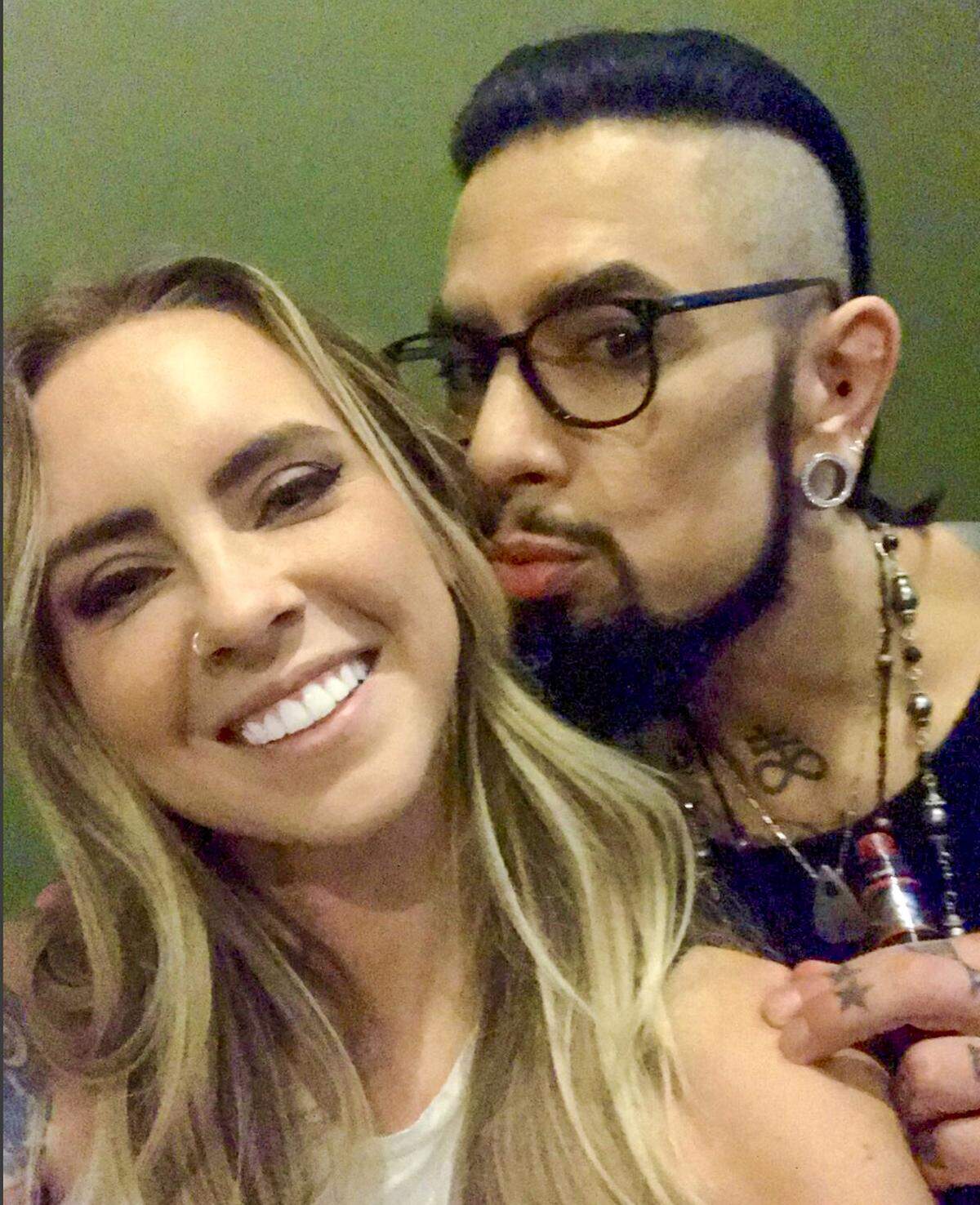 Stacy Smith and Dave Navarro.