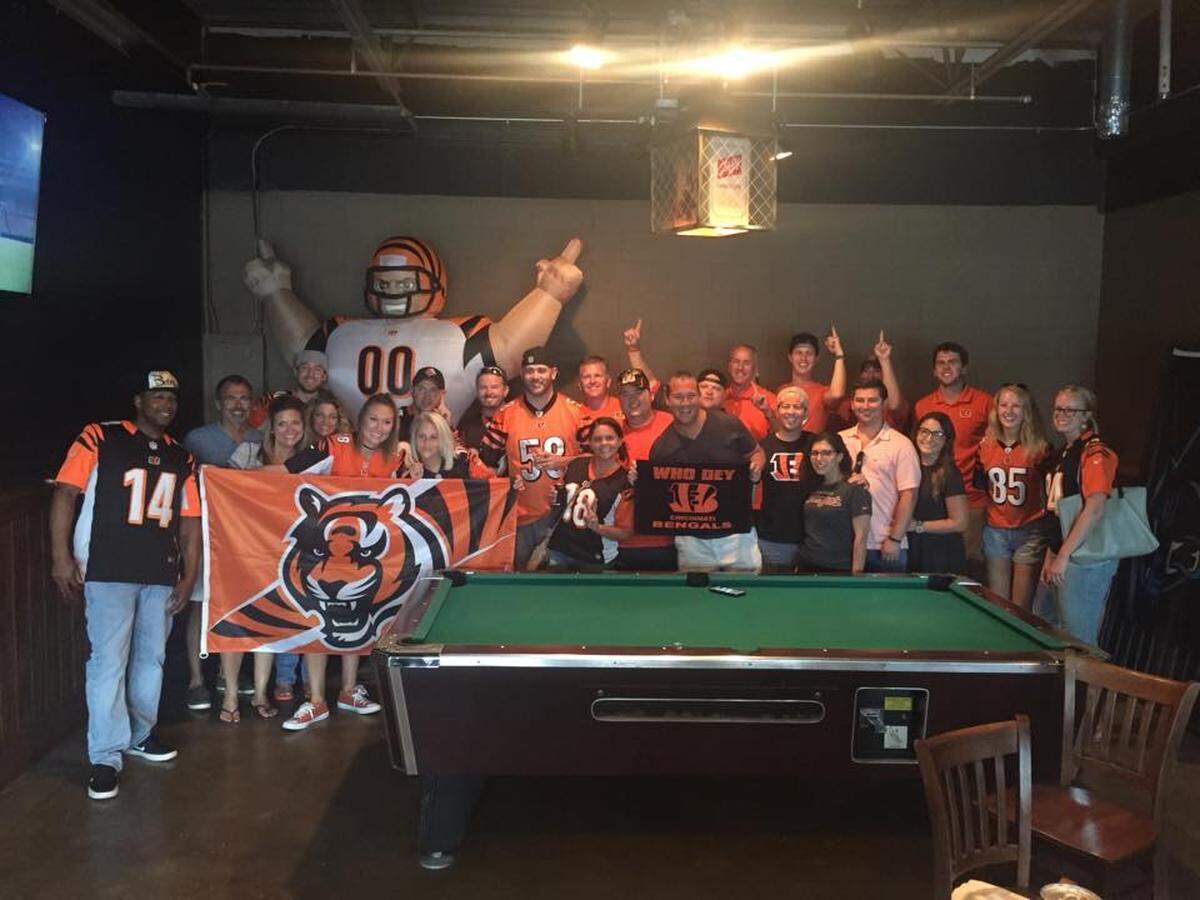 CharlotteFive archives<br/>Cincinnati Bengals Fans at Greystone Pub.