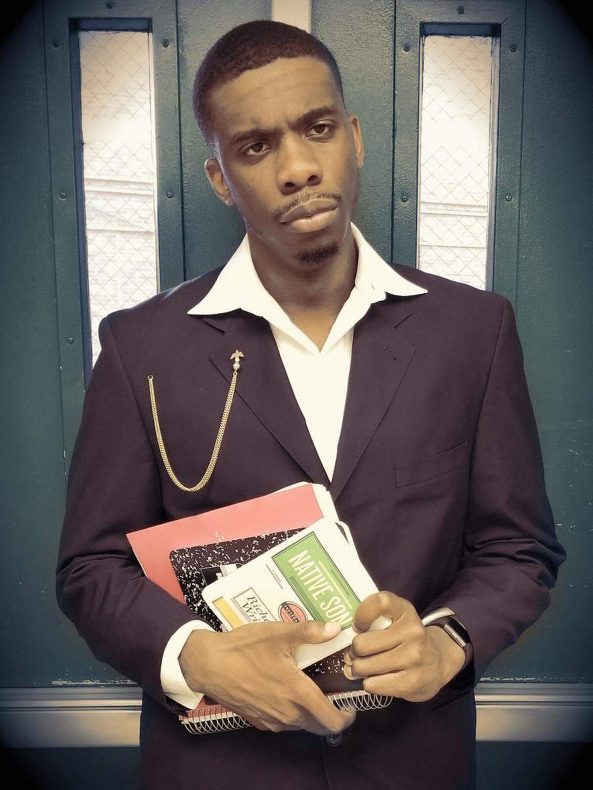 Courtesy of Three Bone Theatre<br>Pipeline tells the story of an inner-city public high school teacher desperate to give her only son, Omari, opportunities beyond what her students have.