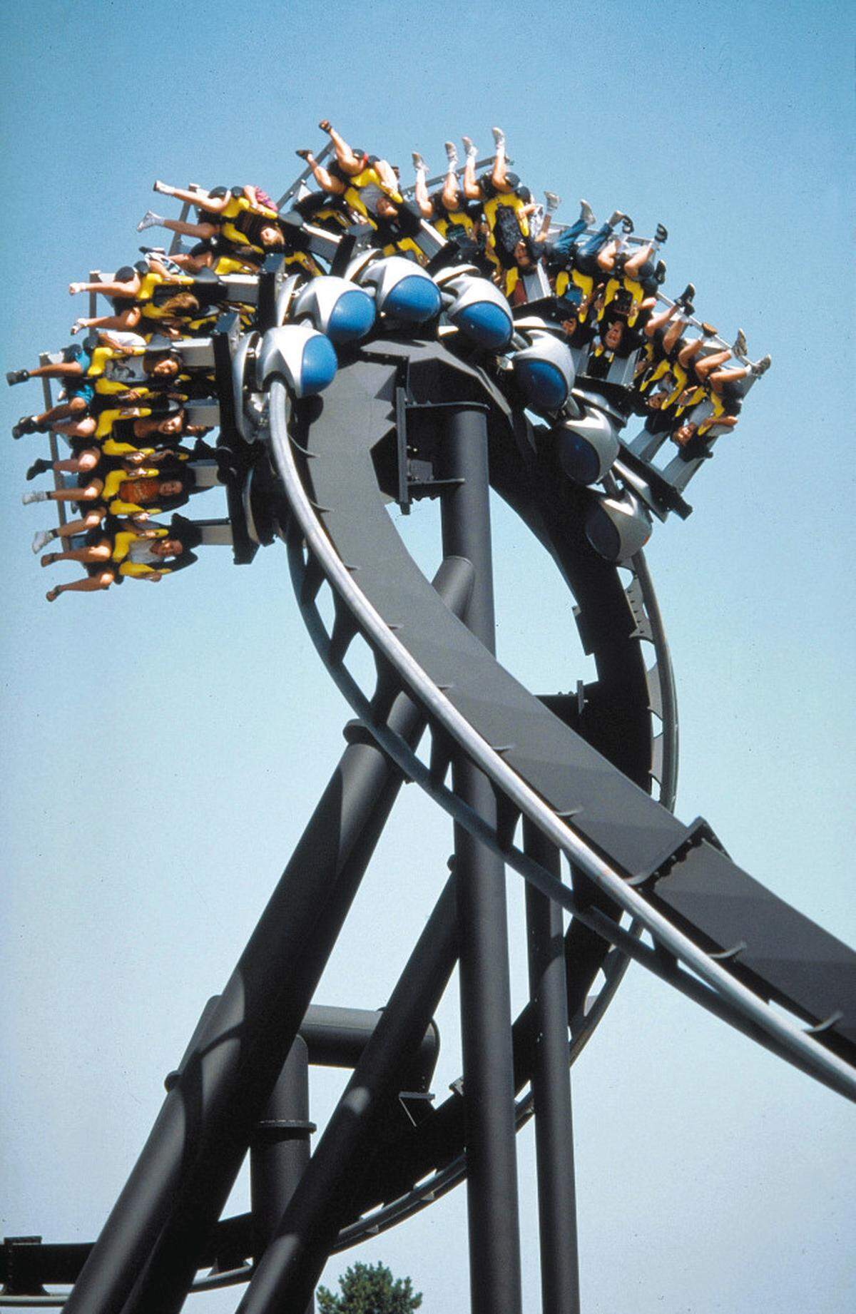 Carowinds Afterburn roller coaster.