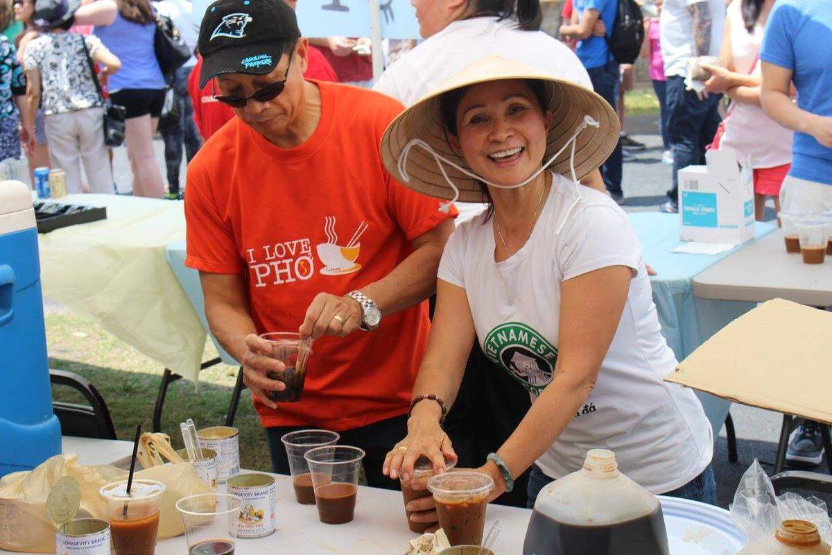 Uncle Le and Auntie Huong serve up Vietnamese coffee
