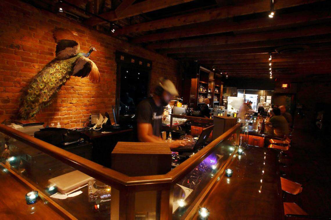 The DJ booth at Soul Gastrolounge.