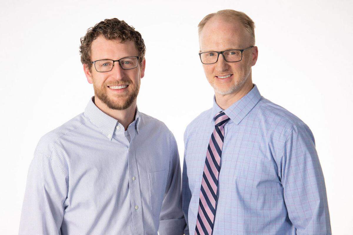 From left: Bryant Allen and Sean Fox. Courtesy of WFAE/Jeff Cravotta