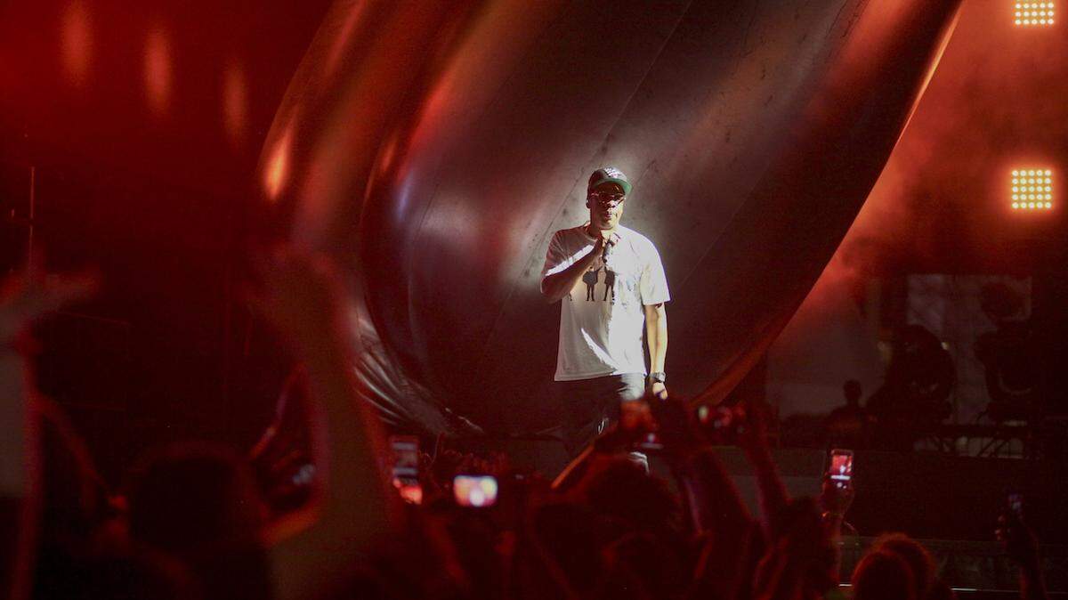 Jay Z performs during The Meadows Music and Arts Festival at Citi Field on Friday, Sept. 15, 2017, in New York. (Photo by Andy Kropa/Invision/AP)