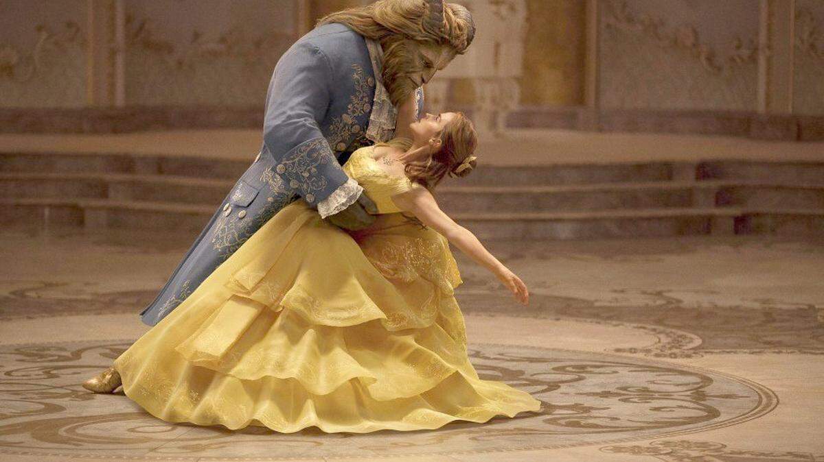 Emma Watson stars as Belle and Dan Stevens as the Beast in Disney's "Beauty and the Beast," a live-action adaptation of the studio's animated classic. MUST CREDIT: Walt Disney Studios