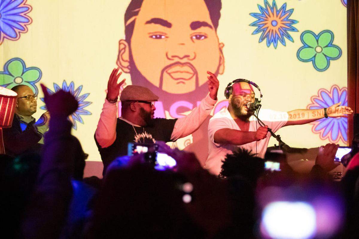 Photo by Alex Cason Photography<br/>DJ Maseo, right