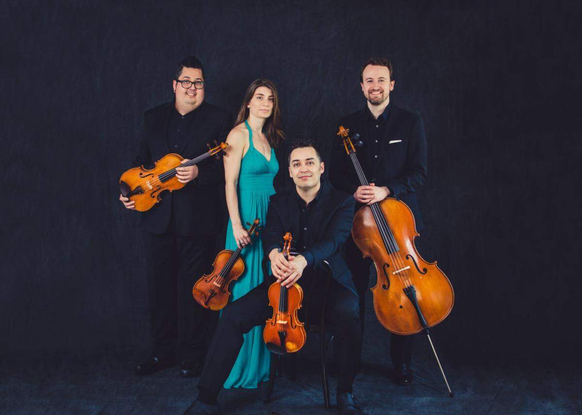 Photo by Nadine Photography.<br>The Beo String Quartet