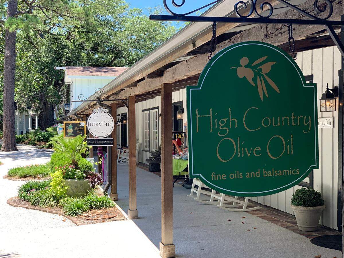 The Hammock Shops Village in Pawleys Island has shops with wine tastings, hammock making demonstrations, olive oil tastings and more.