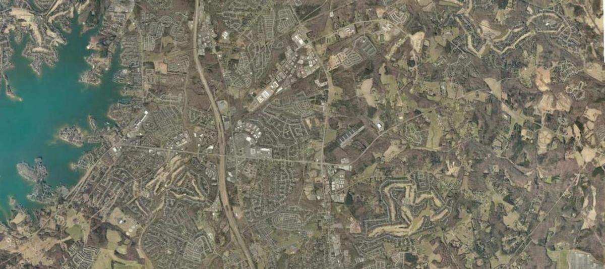 Interstate 77 near Lake Norman in 2018
