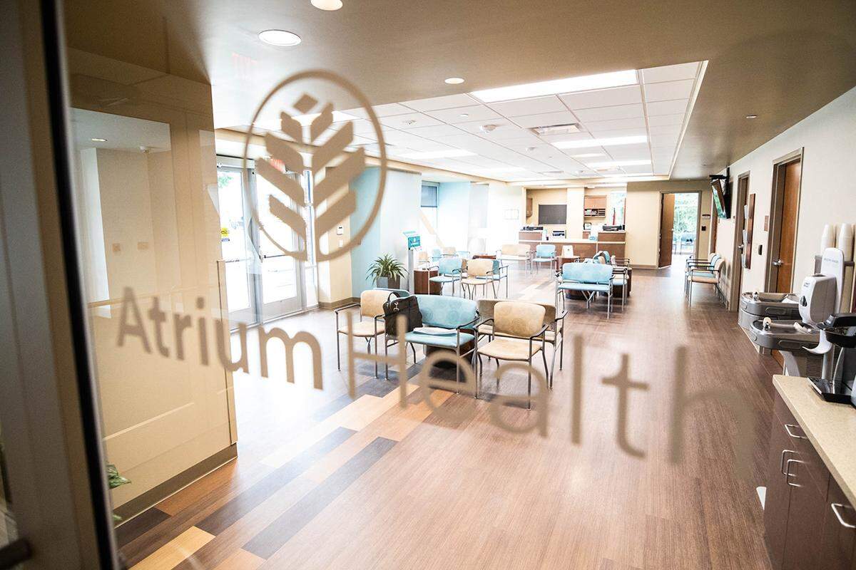 You don’t have to be a YMCA member to use the Atrium Health office inside the Dowd.