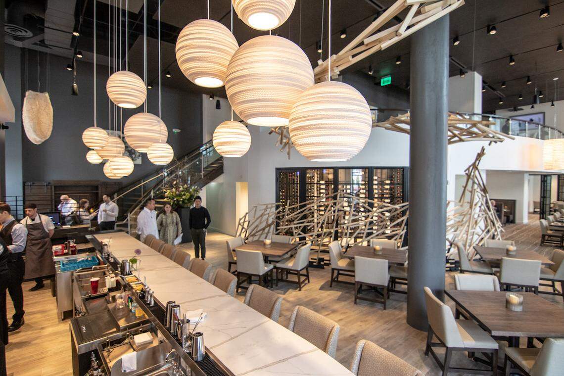 Peppervine restaurant features American cuisine with wines from California, France, Oregon and Italy.