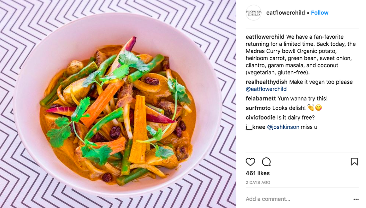 Instagram @eatatflowerchild