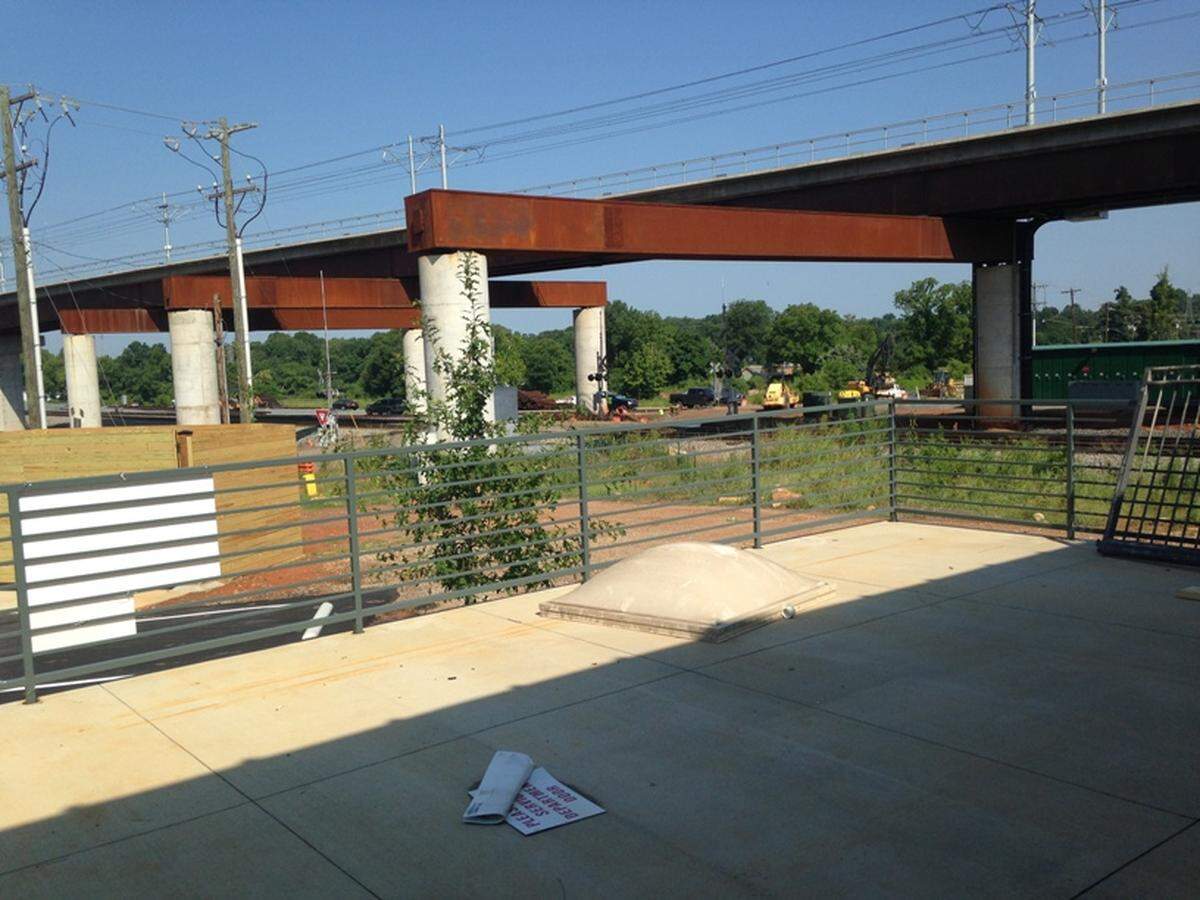 View from Deejai Thai patio