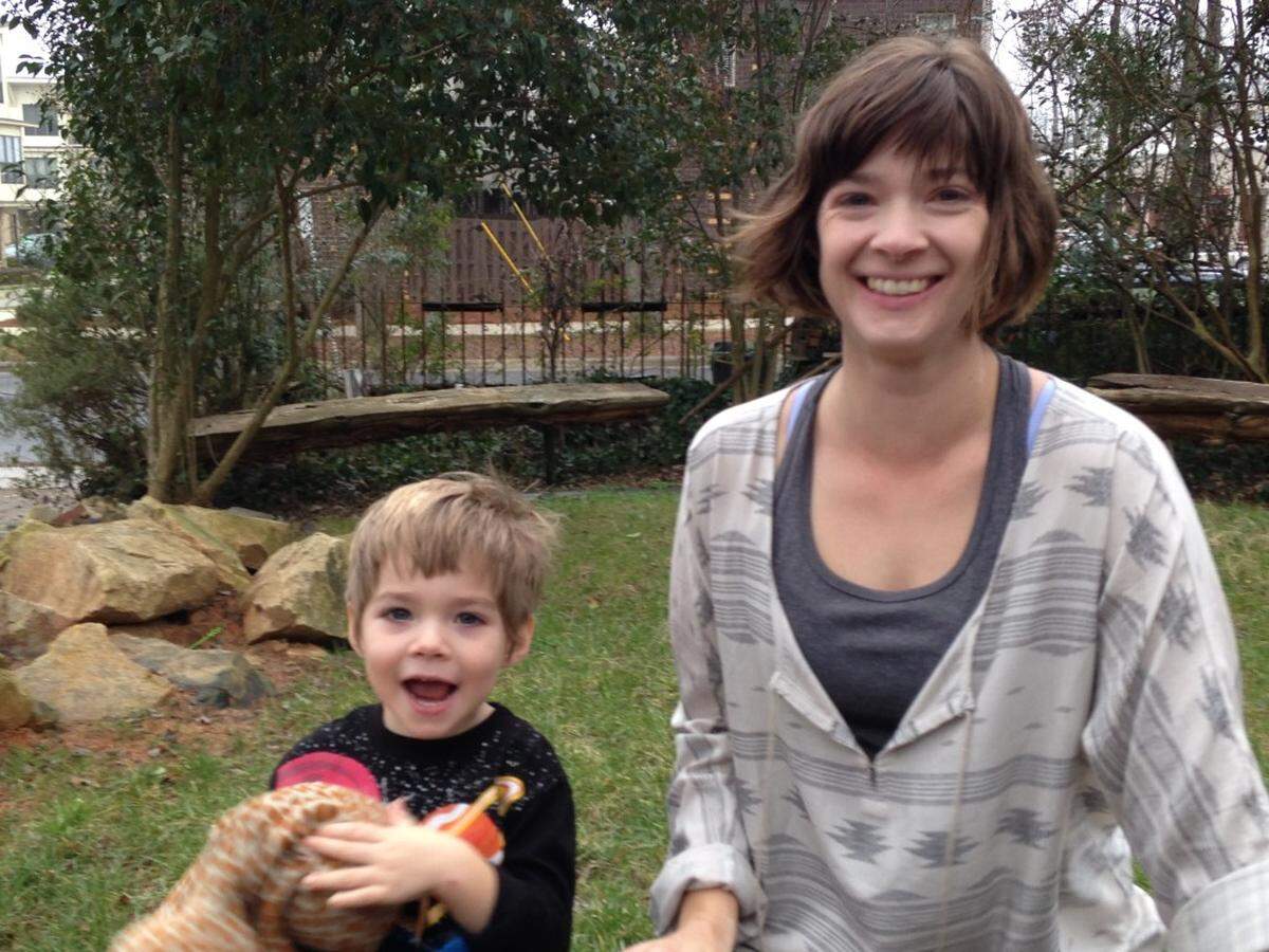 Thayer, left, and Molly French.