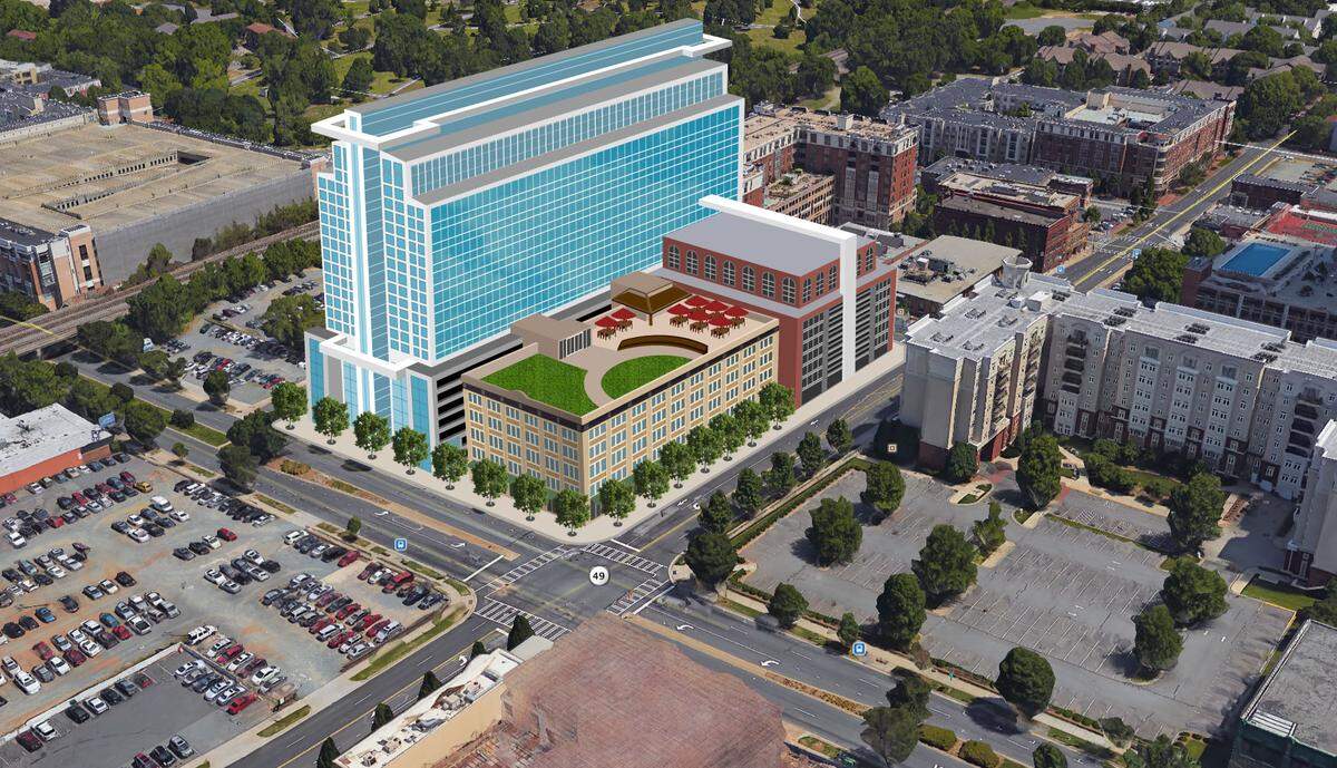 Rendering of what the building could be, by Clayton Sealy