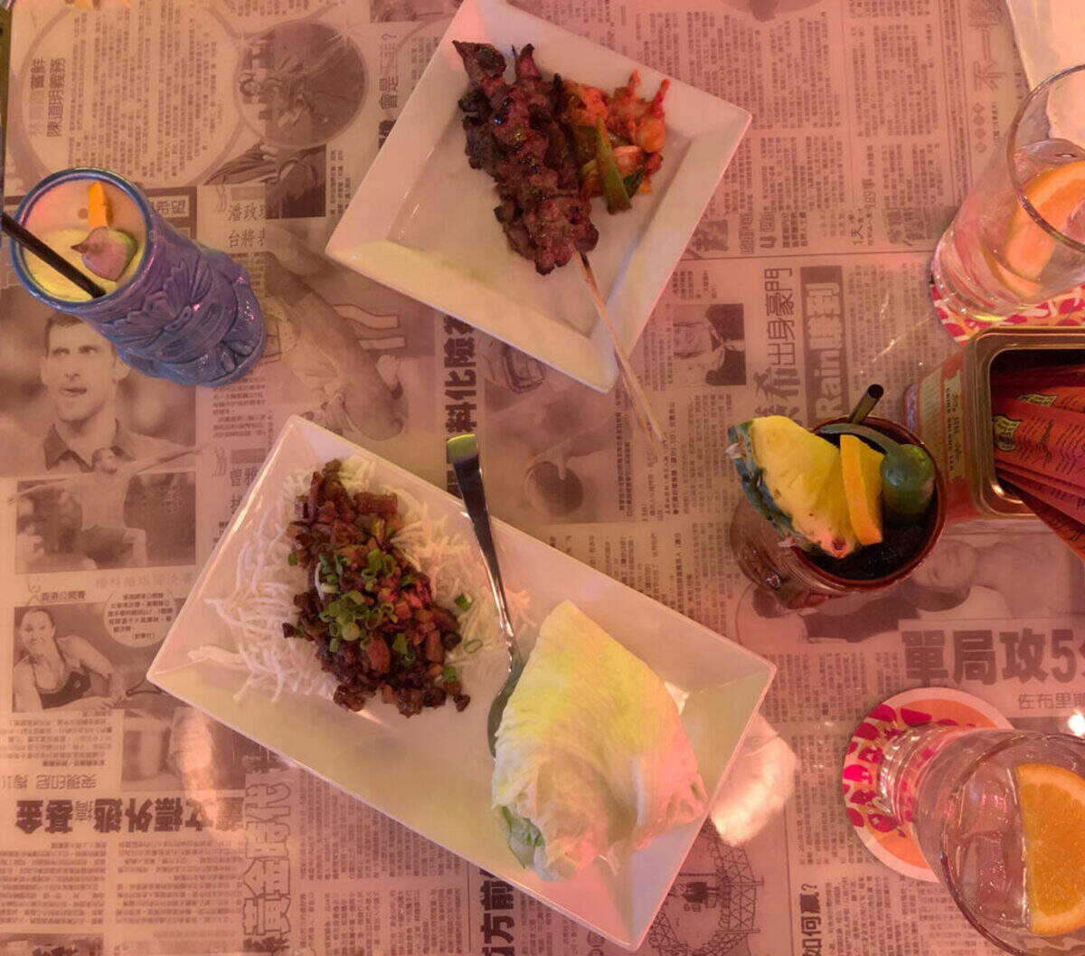 Photo by Jessica Swannie<br/>Roast Duck Lettuce Wraps ($7.50)