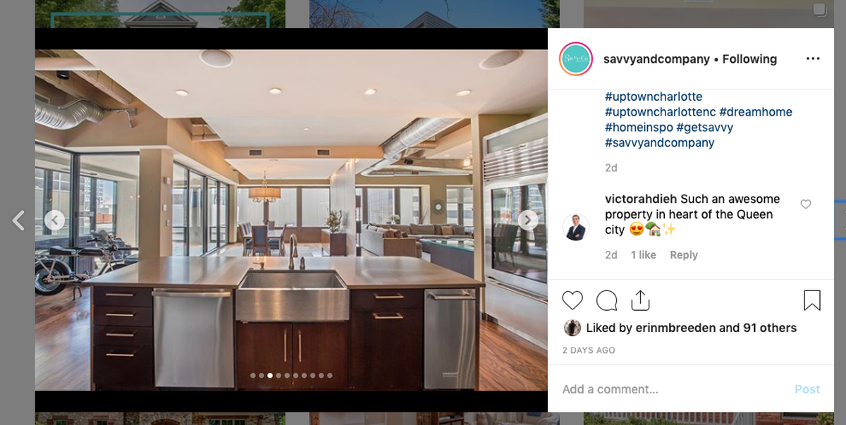 Photo via Instagram/screenshot<br/>Cam Newton's condo is apparently for sale.