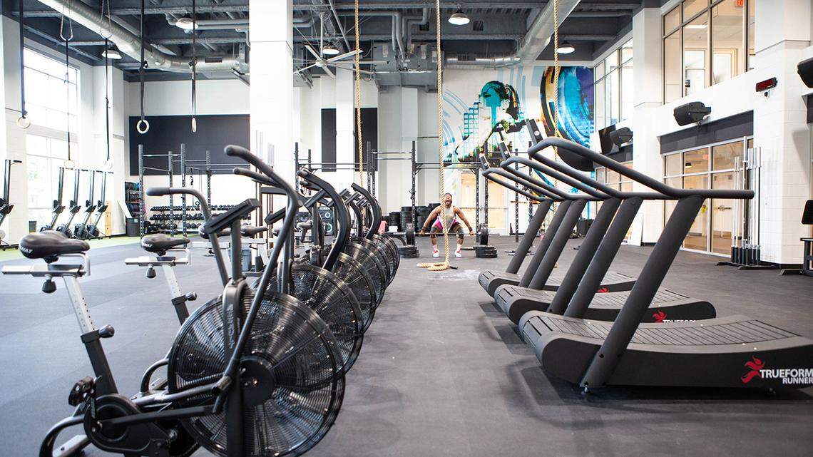 Lisa Riggsbee, association director of community health for the YMCA of Greater Charlotte, encourages making changes with sustainable habits. Pictured is the Dowd YMCA in Charlotte, which recently underwent a renovation.