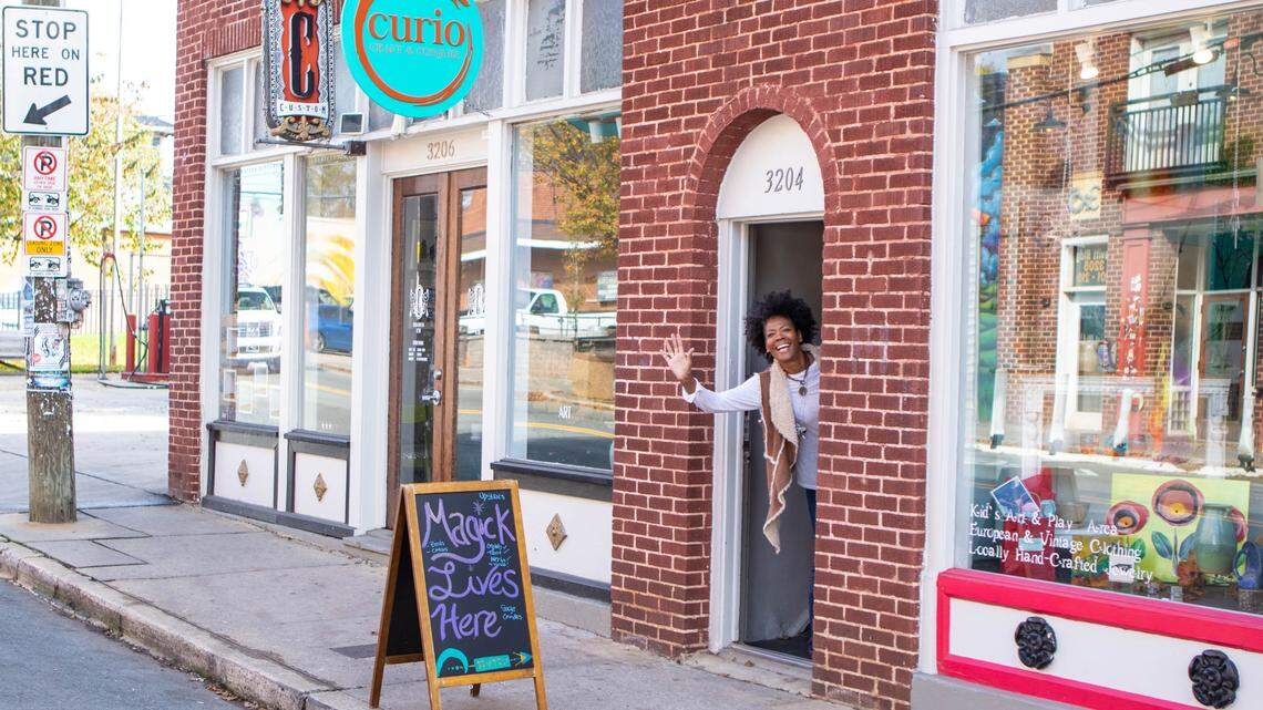 Photo by Alex Cason Photography<br />Curio Craft and Conjure co-owner Gina Spriggs